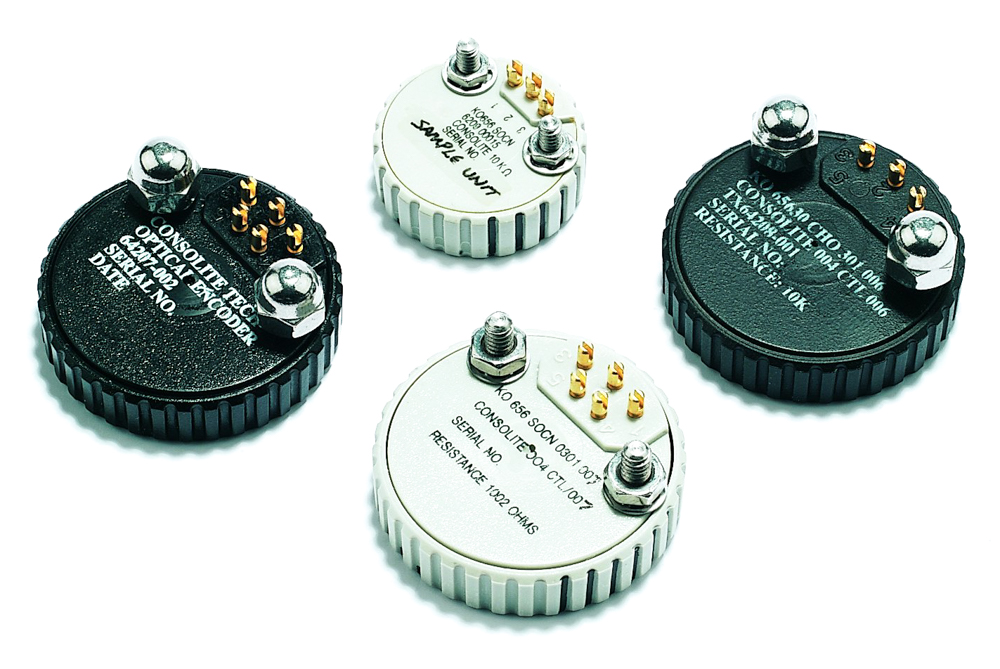 Control potentiometers and encoders